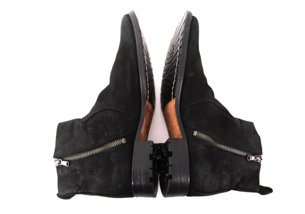 LIMI feu Side-zip Suede Boots K-174602_008