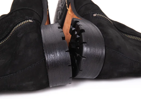 LIMI feu Side-zip Suede Boots K-174602_010