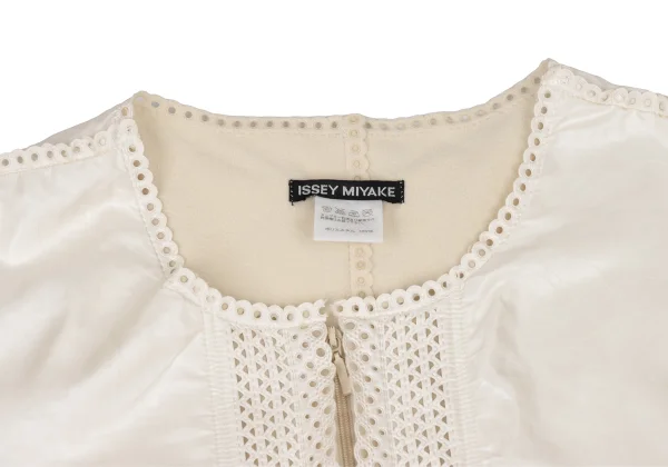 ISSEY MIYAKE Fleece Lining  Ultrasonic-Cut Vest K-174603_004