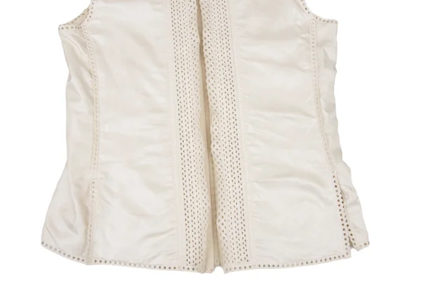 ISSEY MIYAKE Fleece Lining  Ultrasonic-Cut Vest K-174603_006