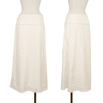 ISSEY MIYAKE Fleece Lining Ultrasonic Cutting Skirt
