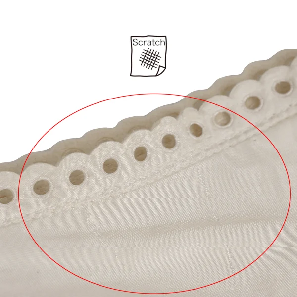 ISSEY MIYAKE Fleece Lining Ultrasonic Cutting Skirt K-174604_005