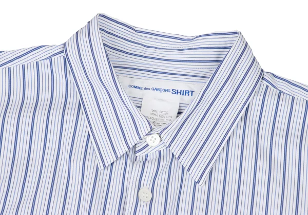 COMME des GARCONS SHIRT Tartan Check Pocket Striped Shirt K-174606_003