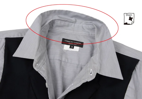 COMME des GARCONS HOMME PLUS Vest Docking Shirt K-174607_004