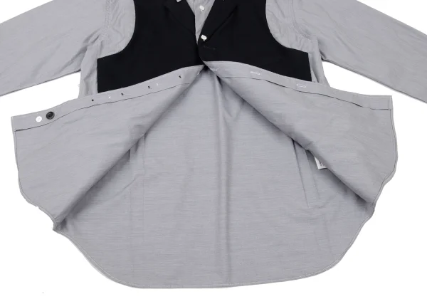 COMME des GARCONS HOMME PLUS Vest Docking Shirt K-174607_014