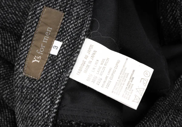 Y's for men Linen Blend Heathered Pants K-174609_018