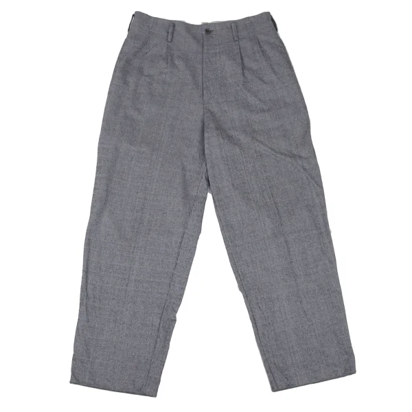 Y's for men Red Label Cotton Pinstripe Pants Grey 3 K-174611_001