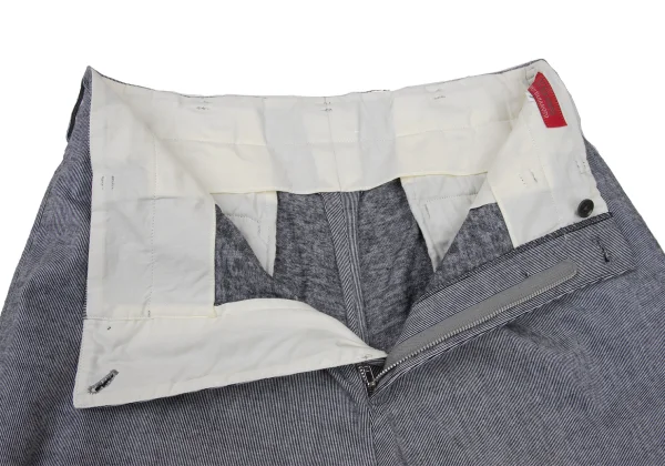 Y's for men Red Label Cotton Pinstripe Pants K-174611_006