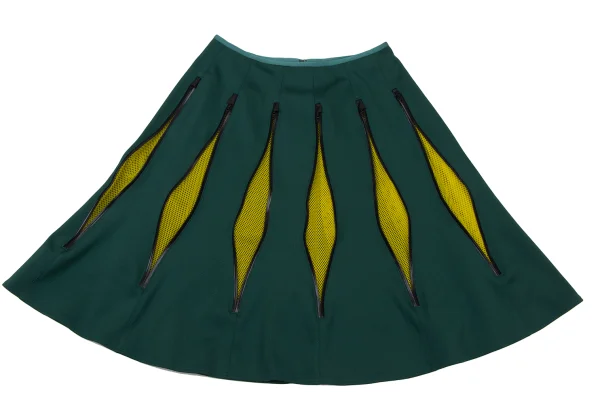 JUNYA WATANABE COMME des GARCONS Poly Zipper Mesh Design Skirt K-174612_002