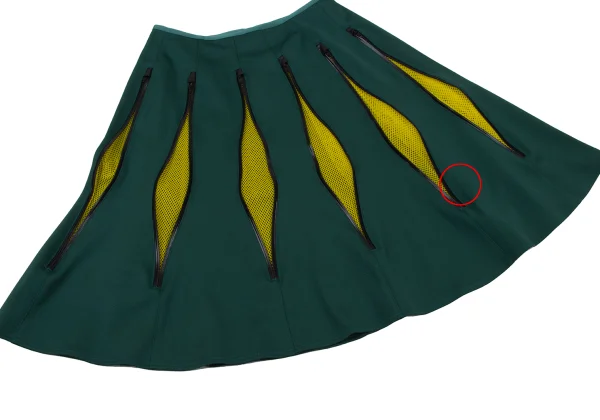 JUNYA WATANABE COMME des GARCONS Poly Zipper Mesh Design Skirt K-174612_004