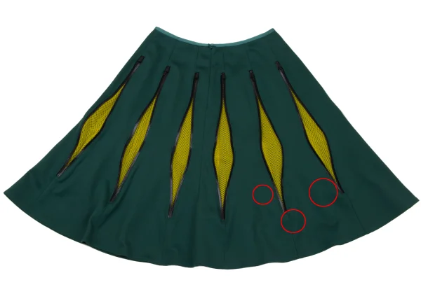 JUNYA WATANABE COMME des GARCONS Poly Zipper Mesh Design Skirt K-174612_009