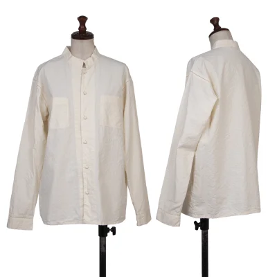 ASHA BY MDS Stitch Stand-Collar Blouse