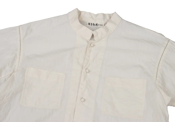 ASHA BY MDS Stitch Stand-Collar Blouse K-174614_003
