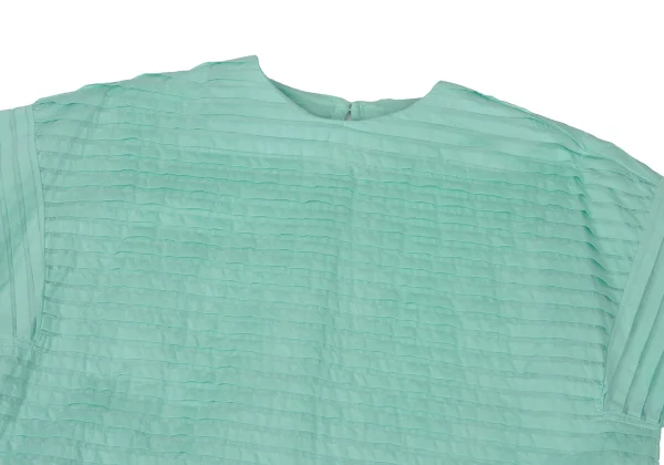 ISSEY MIYAKE HaaT Tuck Design  3/4 Sleeve Blouse K-174615_003