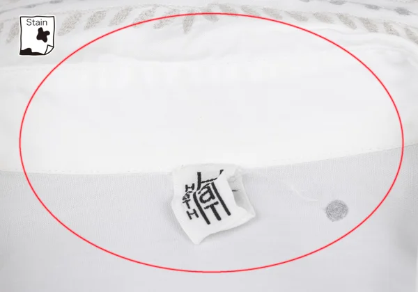 ISSEY MIYAKE HaaT Dot Floral Embroidery Long Sleeve Shirt K-174617_008