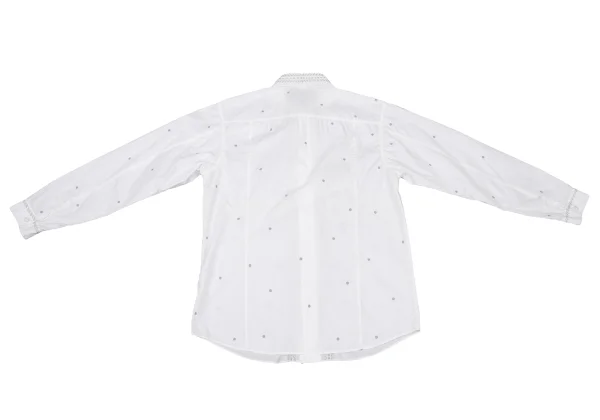 ISSEY MIYAKE HaaT Dot Floral Embroidery Long Sleeve Shirt K-174617_014