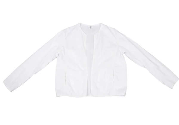 ISSEY MIYAKE HaaT Embroidery Cotton Collarless Jacket K-174618_002