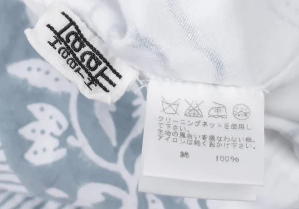 ISSEY MIYAKE HaaT Floral Embroidery Print 3/4 Sleeve Pullover Dress K-174619_019