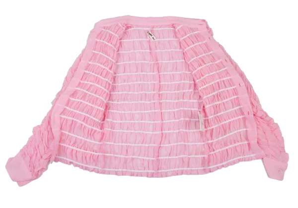COMME des GARCONS Poly Chiffon Ruffled Gather Blouse K-174621_008