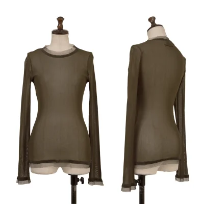 Jean Paul GAULTIER FEMME Switching Design Mesh Top
