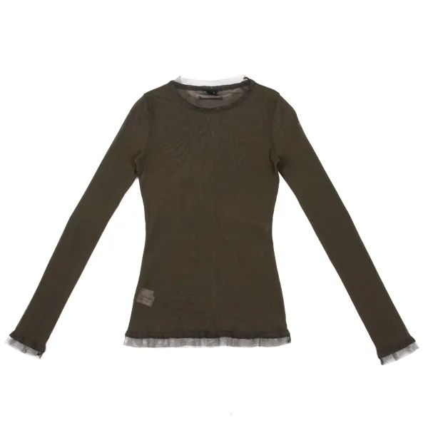 Jean Paul GAULTIER FEMME Switching Design Mesh Top K-174626_002
