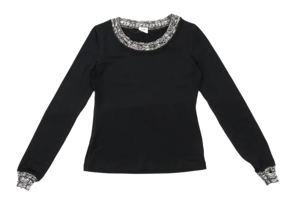 Jean Paul GAULTIER FEMME Stretch Knit Switching Top K-174628_002