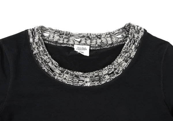Jean Paul GAULTIER FEMME Stretch Knit Switching Top K-174628_005