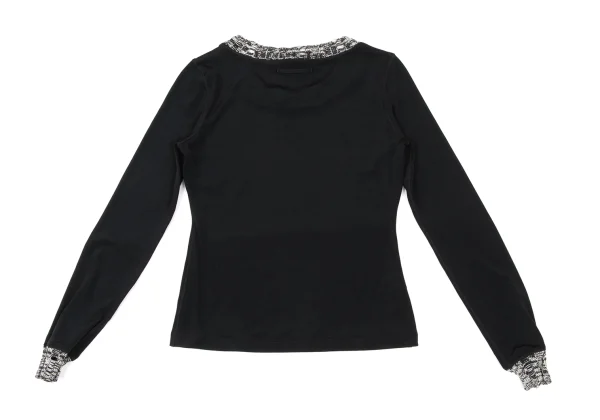 Jean Paul GAULTIER FEMME Stretch Knit Switching Top K-174628_010
