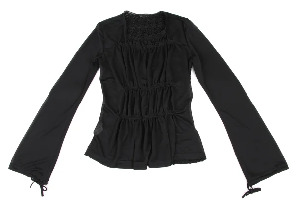 Jean Paul GAULTIER FEMME Shirring Sheer Blouse K-174629_002