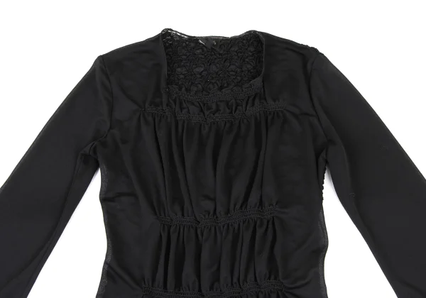 Jean Paul GAULTIER FEMME Shirring Sheer Blouse K-174629_003