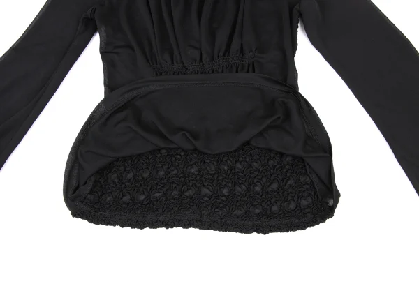 Jean Paul GAULTIER FEMME Shirring Sheer Blouse K-174629_013