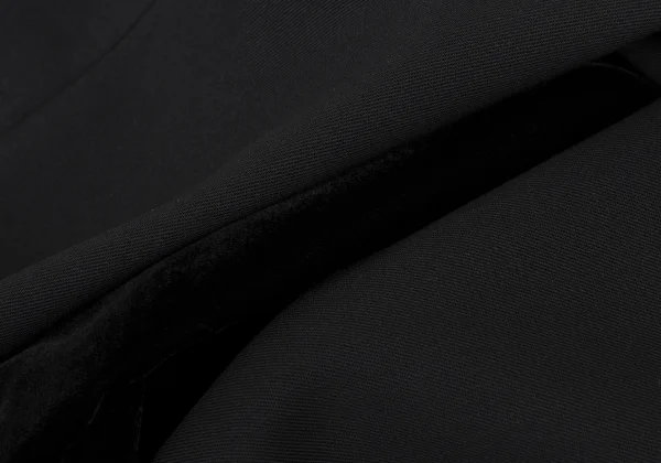 Jean Paul GAULTIER FEMME Wool Velour Switching Detachable Jacket K-174631_016