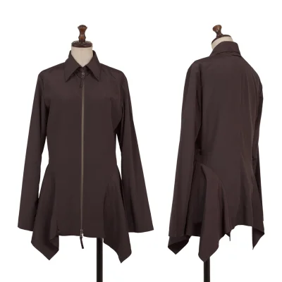 Jean Paul GAULTIER FEMME Poly Hem Switching Double Zip Jacket