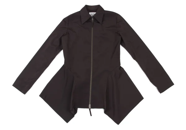 Jean Paul GAULTIER FEMME Poly Hem Switching Double Zip Jacket K-174632_002