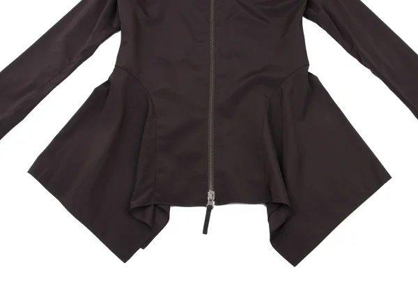 Jean Paul GAULTIER FEMME Poly Hem Switching Double Zip Jacket K-174632_012