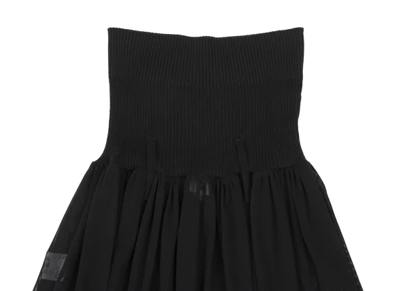 Jean Paul GAULTIER FEMME Waist Rib Mesh Skirt K-174634_003