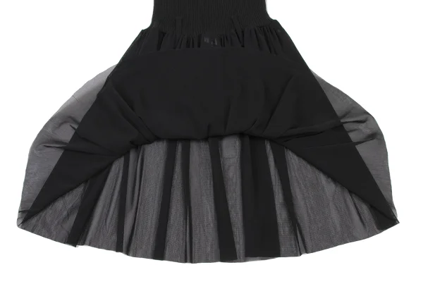 Jean Paul GAULTIER FEMME Waist Rib Mesh Skirt K-174634_006