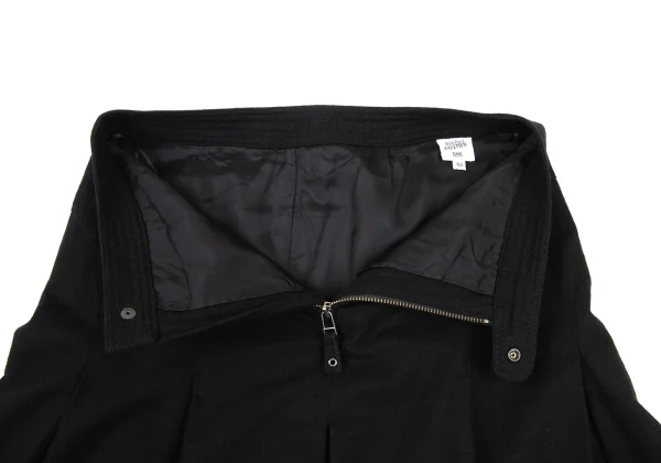 Jean Paul GAULTIER FEMME Cashmere Blend Wool Pleats Zip Pocket Skirt K-174636_006