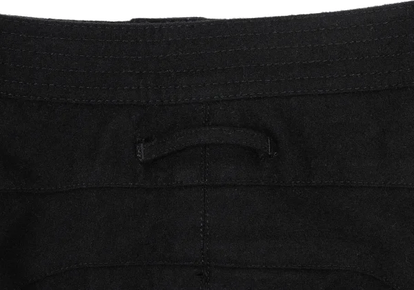 Jean Paul GAULTIER FEMME Cashmere Blend Wool Pleats Zip Pocket Skirt K-174636_014