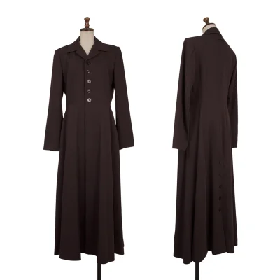 Jean Paul GAULTIER CLASSIQUE Wool Lettering Print Lining Long Coat