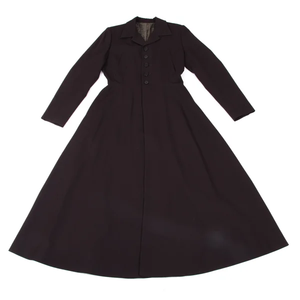 Jean Paul GAULTIER CLASSIQUE Wool Lettering Print Lining Long Coat K-174641_002