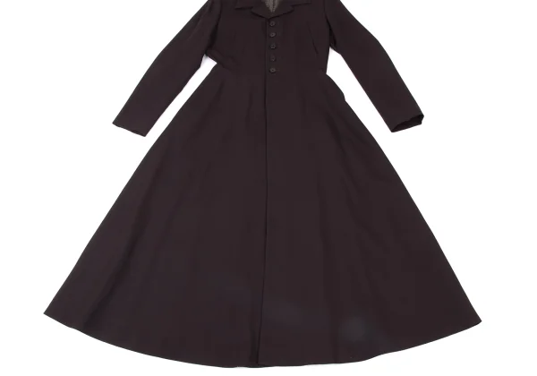 Jean Paul GAULTIER CLASSIQUE Wool Lettering Print Lining Long Coat K-174641_010