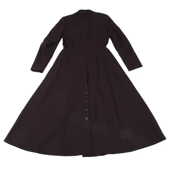 Jean Paul GAULTIER CLASSIQUE Wool Lettering Print Lining Long Coat K-174641_015