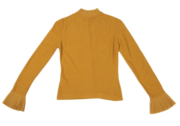 Jean Paul GAULTIER Rayon Wool Pleats Switching Cardigan K-174643_013