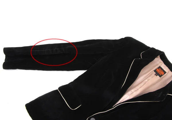 Jean Paul GAULTIER Velour Piping Jacket K-174645_007