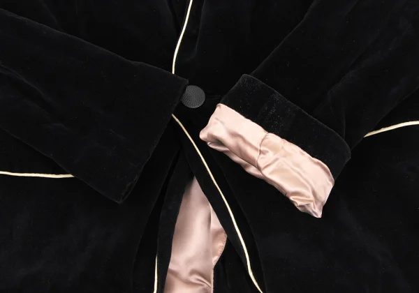 Jean Paul GAULTIER Velour Piping Jacket K-174645_009