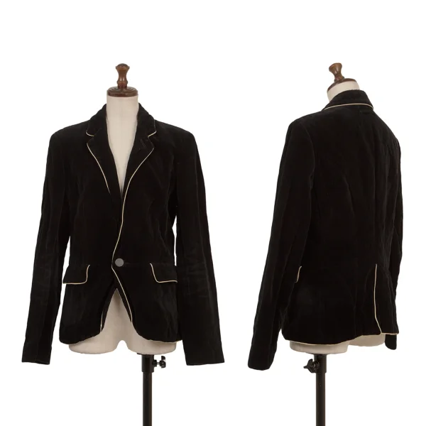 Jean Paul GAULTIER Velour Piping Jacket & Pants K-174647_002