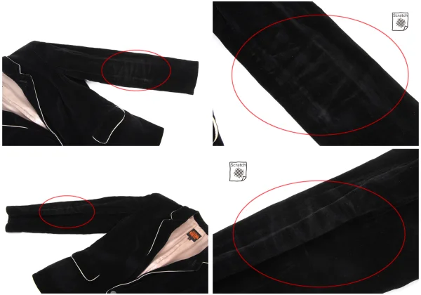 Jean Paul GAULTIER Velour Piping Jacket & Pants K-174647_005