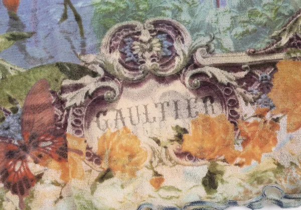 Jean Paul GAULTIER SOLEIL Tropical Print Mesh T-shirt K-174649_010