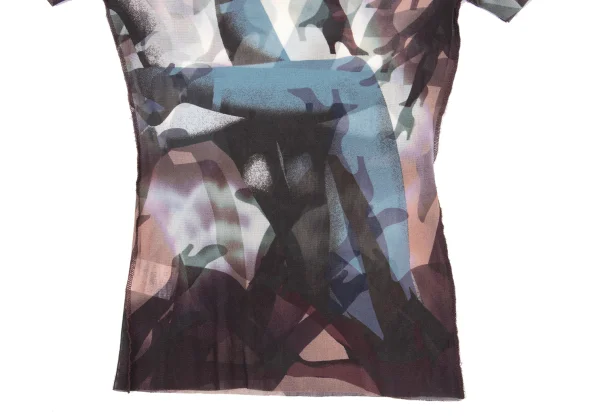 JPG by GAULTIER Graphic Leg Print Mesh T-shirt K-174652_006